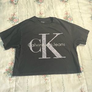 Calvin Klein Jeans Crop Tee Shirt
